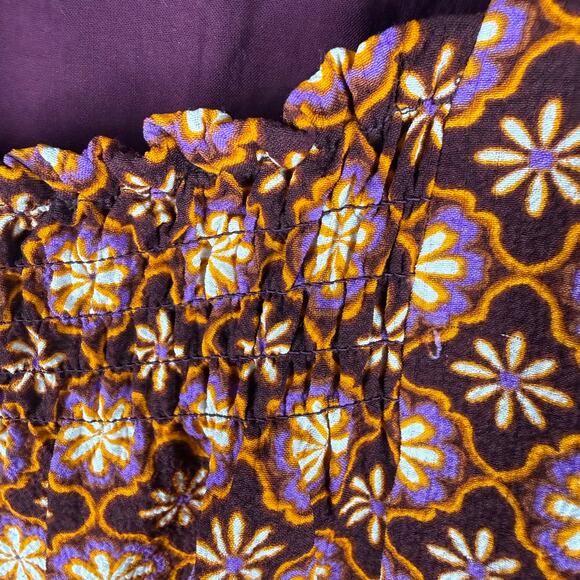 Draper James Geo-floral Square Neck Top Size S - Picture 6 of 10